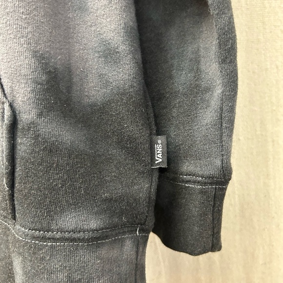 Vans/ MWT/  "Off the Wall" tie-dye hoodie/ size M/ blk n grey - Picture 5 of 13